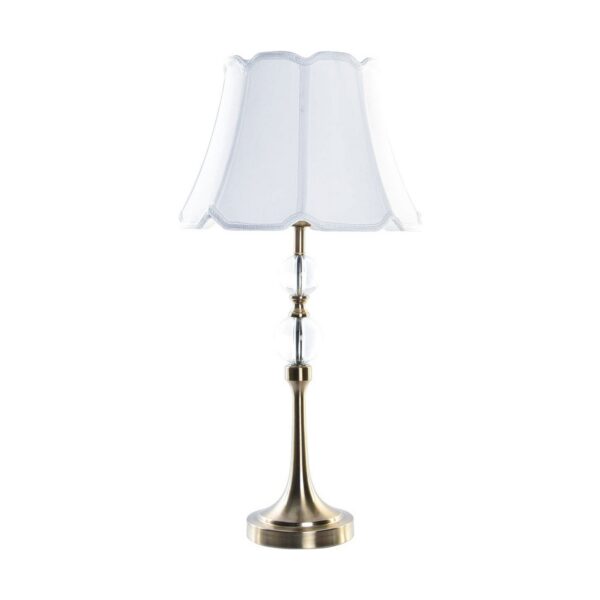 Настолна лампа DKD Home Decor Златен Метал Бял Мрамор 220 V 50 W (32 x 32 x 67 cm)