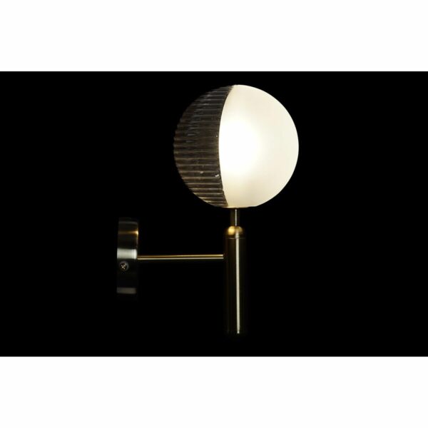Стенна лампа DKD Home Decor Кристал Златен Метал 220 V 50 W (15 x 15 x 30 cm)