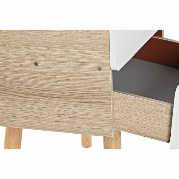 Бюро DKD Home Decor Естествен Дървен Бял (100 x 50 x 71,5 cm)