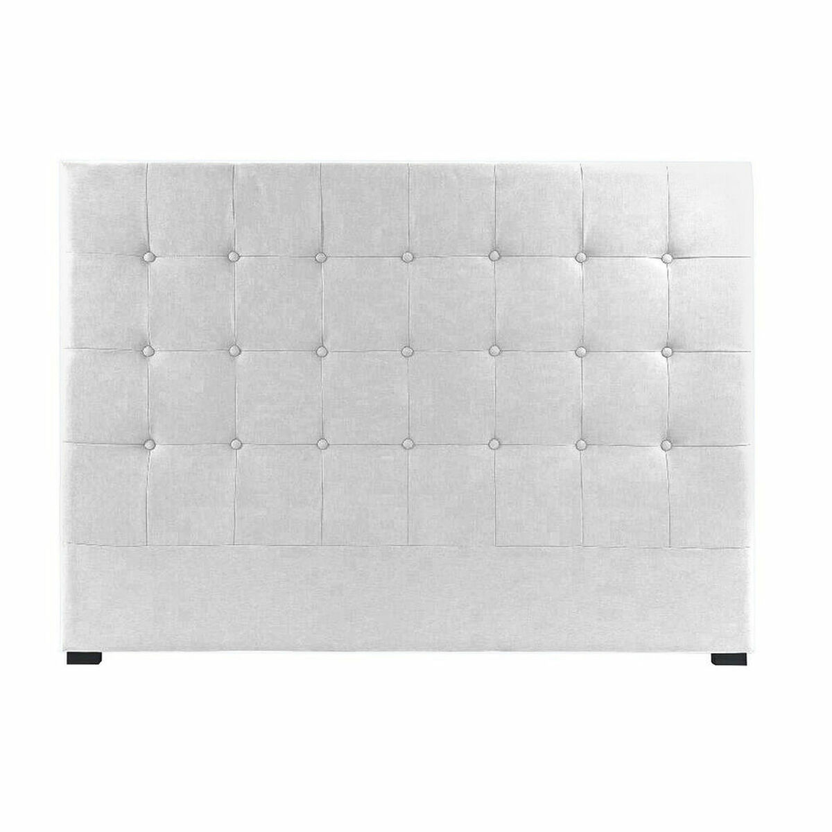 Табла за легло DKD Home Decor MDF Бял (150 x 3 x 150 cm)