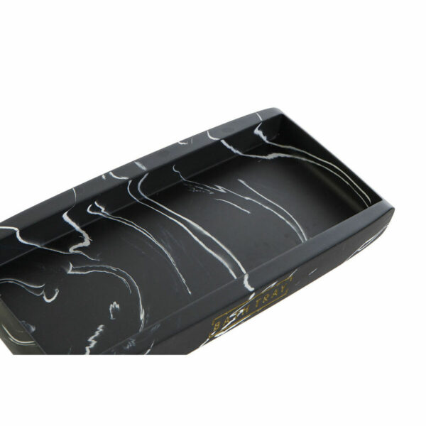 Oрганайзера за гримове DKD Home Decor Смола Мрамор Glam (21 x 10 x 2,5 cm)