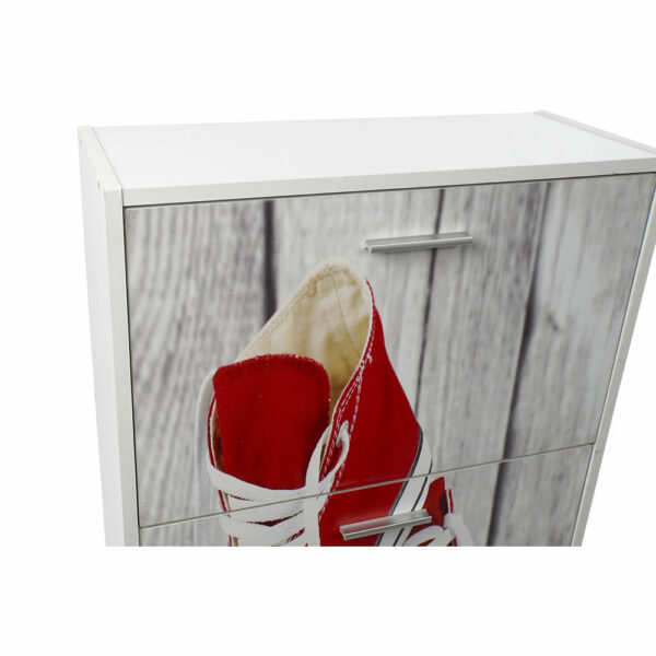 Шкаф за обувки DKD Home Decor Чехли Дървен (60 x 24 x 115 cm)