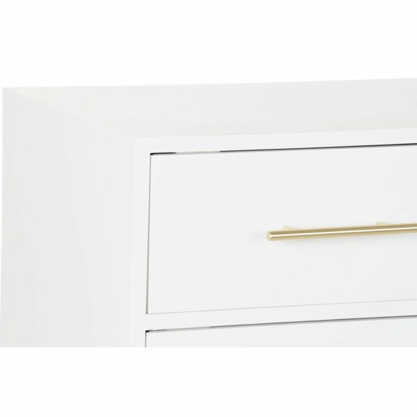 ТВ шкаф DKD Home Decor Бял Метал MDF (140 x 52 x 40 cm)