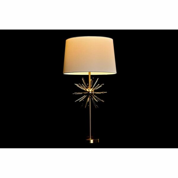 Настолна лампа DKD Home Decor Златен Звезда Бял 220 V 50 W Модерен (41 x 41 x 80 cm)