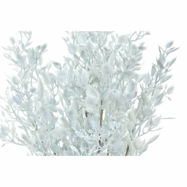Декоративно Растение DKD Home Decor полиестер Бял Зелен PE (14 x 14 x 47 cm) (2 броя)