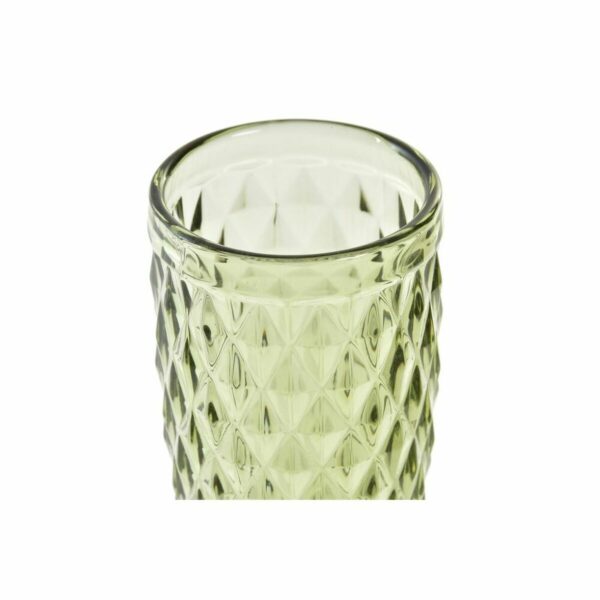 Чаша за шампанско DKD Home Decor Кристал Зелен (150 ml)