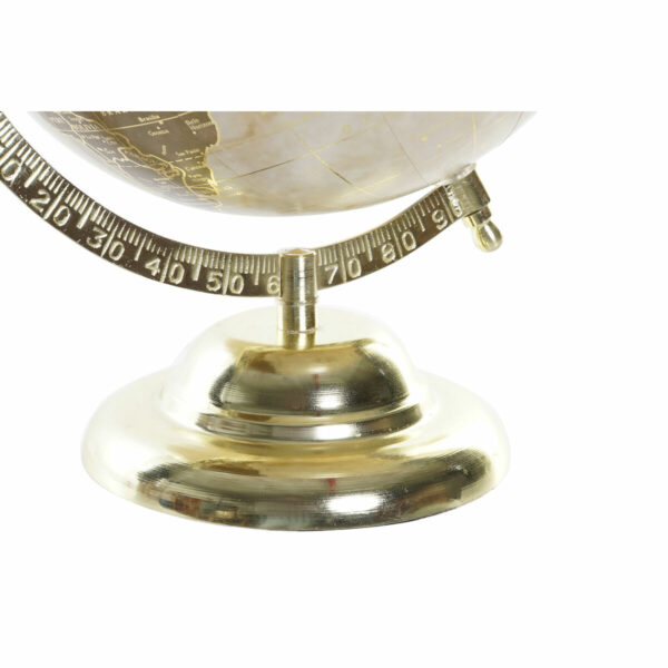 Глобус DKD Home Decor Златен Алуминий PVC (23 x 20 x 29 cm)