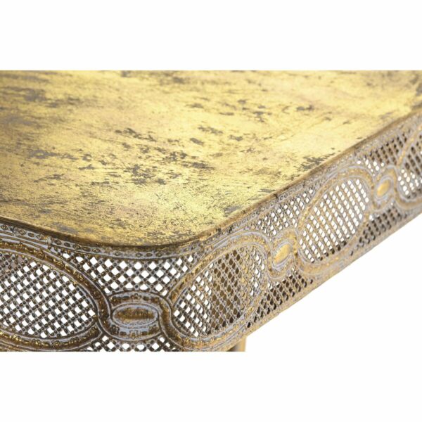 Конзолна маса DKD Home Decor Златен Метал Арабин (124 x 38 x 85 cm)