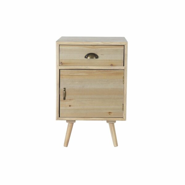Нощно шкафче DKD Home Decor Естествен Дървен (40 x 35 x 64,5 cm)