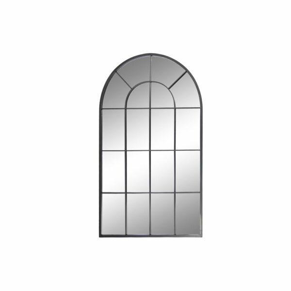 Стенно огледало DKD Home Decor Кристал Черен Желязо (70 x 2,5 x 120 cm)