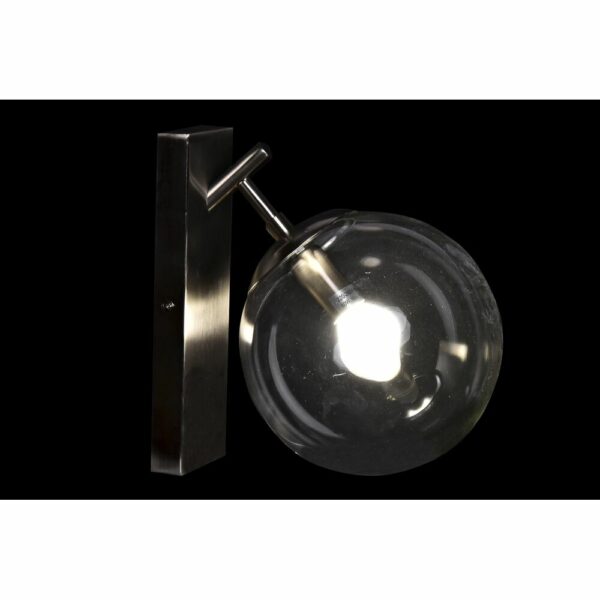 Стенна лампа DKD Home Decor 25W Кристал Сребрист Метал 220 V (20 x 25 x 27 cm)