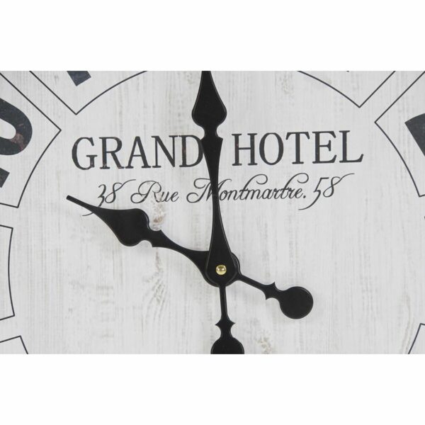 Стенен часовник DKD Home Decor Кристал Черен Бял Желязо (61 x 6 x 89 cm)