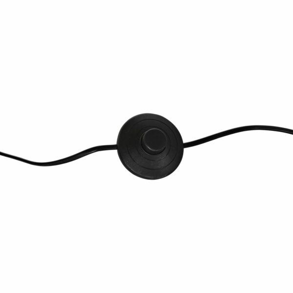 Лампион DKD Home Decor Черен Бежов Метал полиестер Модерен (38 x 38 x 168 cm)