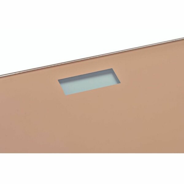 Електронен кантар за баня DKD Home Decor Сив Оранжев калено стъкло (28 x 28 x 2 cm) (2 броя)