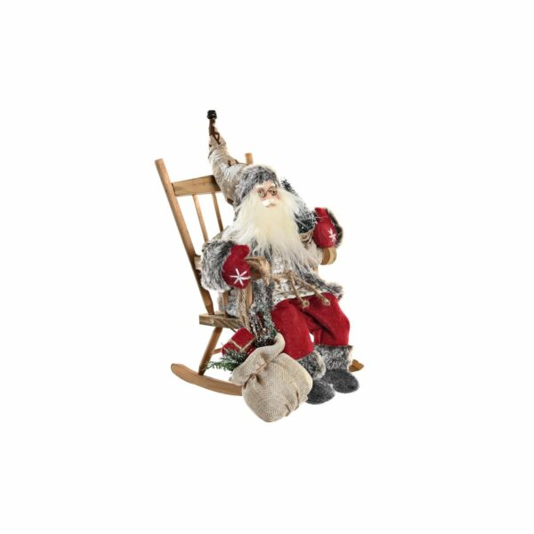 Декоративна фигурка DKD Home Decor Коледа Дядо Коледа Дървен полиестер (23 x 25 x 35 cm)