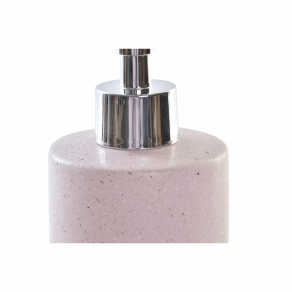 Дозатор за Сапун DKD Home Decor Сребрист Сив Светло розово Dolomite (7,3 x 7,3 x 17,6 cm) (2 броя)