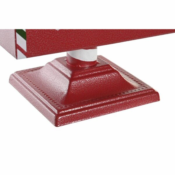 Коледна Украса DKD Home Decor Червен Ключ за пощенска кутия Метал (25 x 15 x 28 cm)