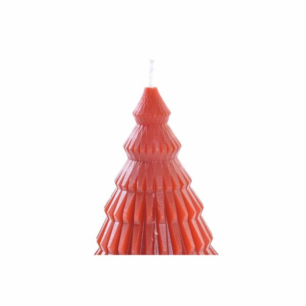 Свещ DKD Home Decor Дърво Коледа (7,5 x 7,5 x 12 cm) (3 броя)