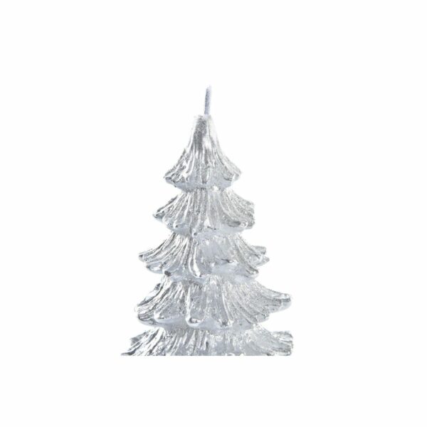 Свещ DKD Home Decor Дърво Коледа (7 x 7 x 11,5 cm) (3 броя)