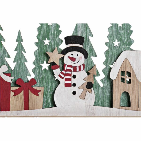 Коледен Календар DKD Home Decor Дървен Царица (40 x 4 x 22 cm) (2 броя)