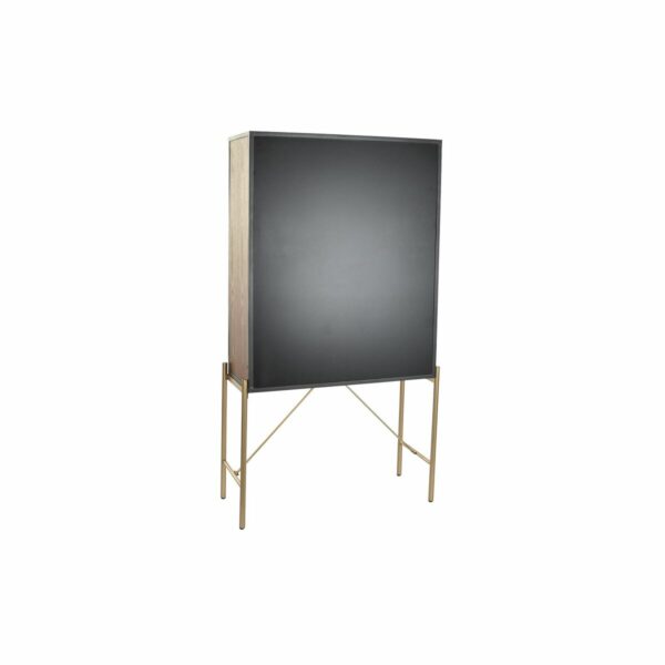 Бюфет DKD Home Decor Кристал Черен Розов Златен Метал Жълт (85 x 35 x 155 cm)
