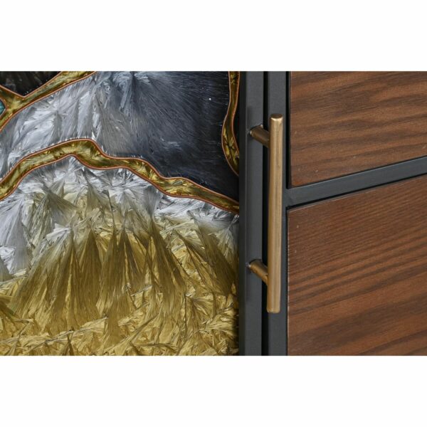ТВ шкаф DKD Home Decor Кристал Метал (140 x 35 x 55 cm)