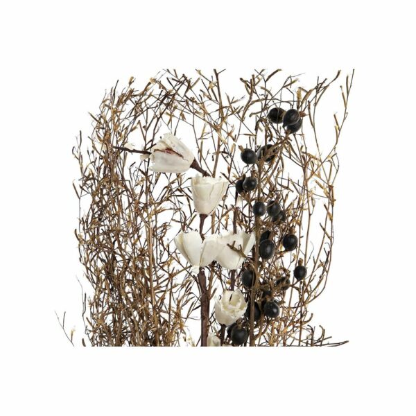 Букет DKD Home Decor Розов Кафяв Бял Сухо цвете (2 броя) (30 x 30 x 65 cm)