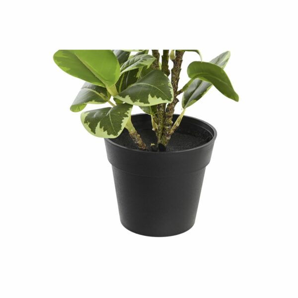 Декоративно Растение DKD Home Decor Зелен PP PE Фикус (24 x 22 x 35 cm) (2 броя)