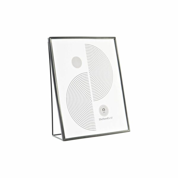 Рамка за снимки DKD Home Decor Кристал Черен Метал (20,5 x 6 x 25,5 cm)