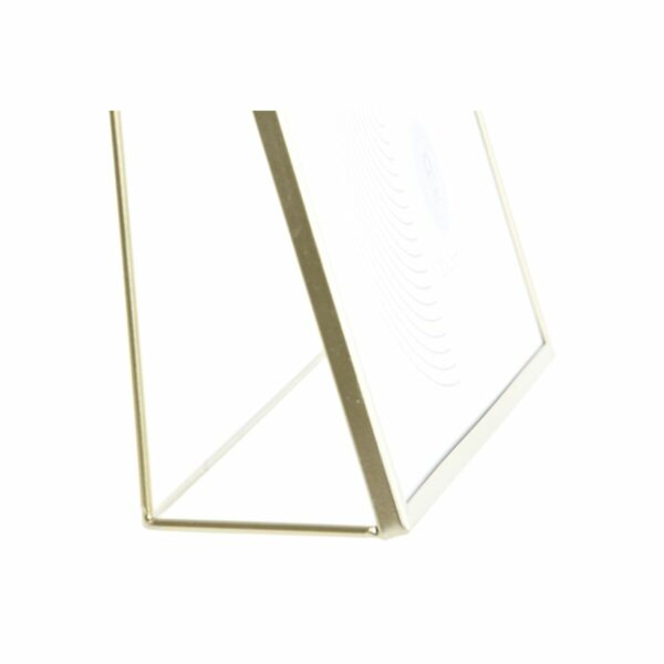 Рамка за снимки DKD Home Decor Кристал Златен Метал (20,5 x 6 x 25,5 cm)