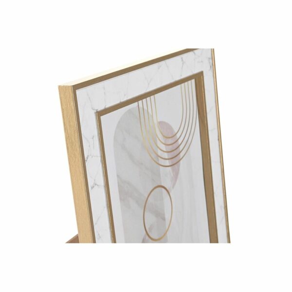Рамка за снимки DKD Home Decor Кристал Бял Дървен MDF (31 x 1,5 x 26 cm)