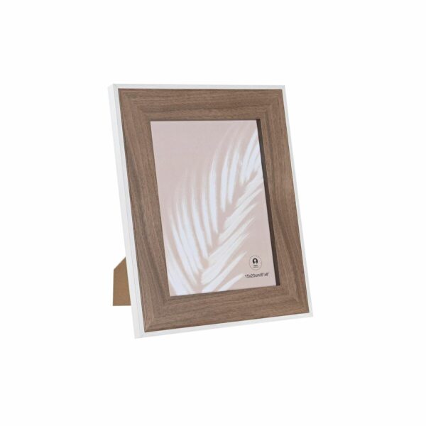 Рамка за снимки DKD Home Decor Кристал Бял Дървен MDF (22,5 x 1,5 x 27,5 cm)