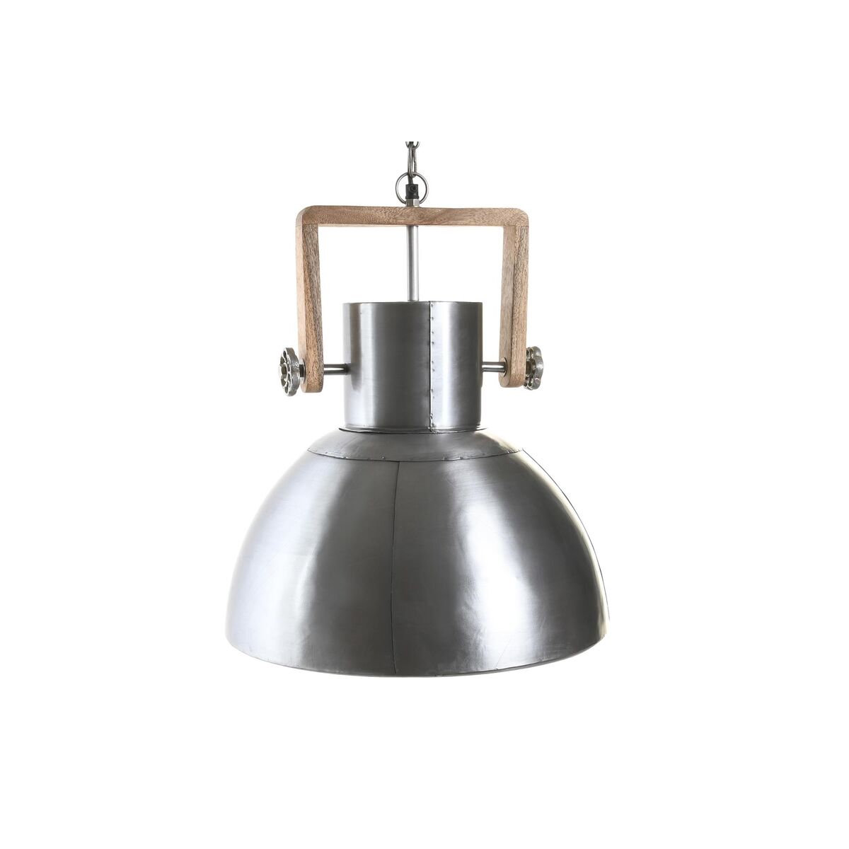 Лампион DKD Home Decor Естествен Черен Метал Палми полиестер Колониален (60 x 60 x 129 cm)