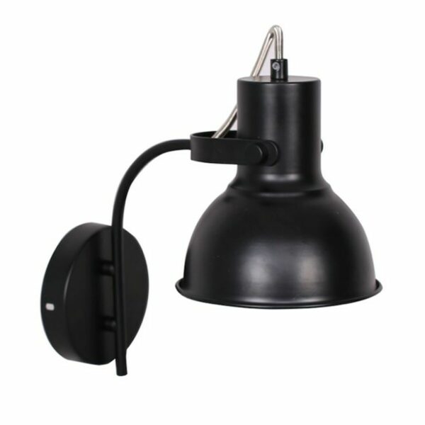 Стенна лампа DKD Home Decor Червен Черен Метал (15 x 20 x 28 cm) (2 броя)