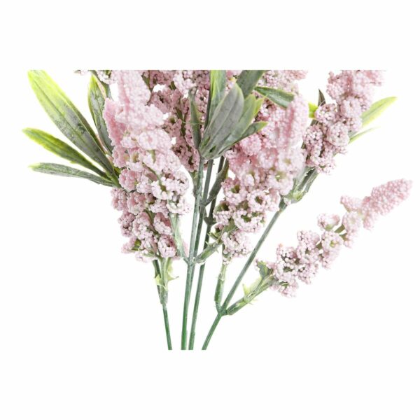 Декоративно Растение DKD Home Decor Метал Люляк Бял Светло розово PE (6 x 6 x 37 cm) (3 броя)