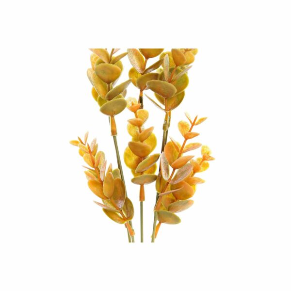 Декоративно Растение DKD Home Decor Червен Метал Оранжев Зелен Жълт PE (9 x 9 x 34 cm) (4 броя)