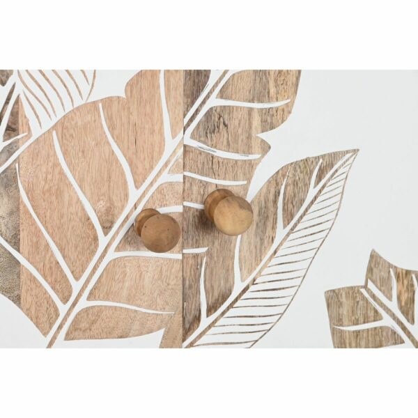 Бюфет DKD Home Decor Естествен Черен Бял Дърво манго (140 x 40 x 80 cm)