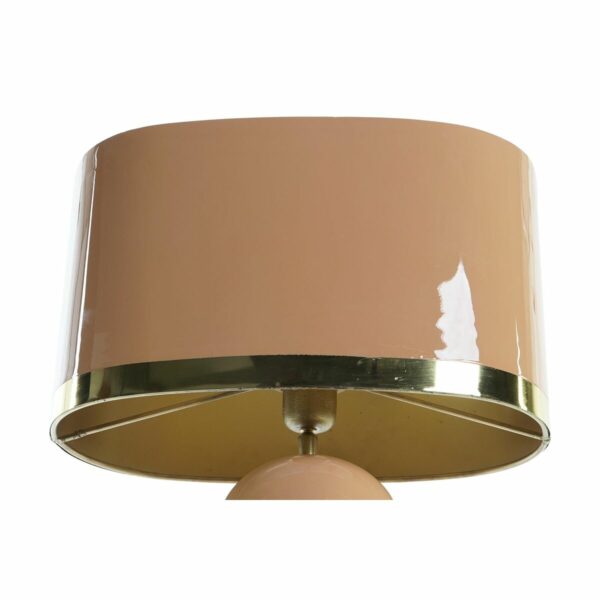 Настолна лампа DKD Home Decor Розов Златен Метал Желязо 50 W (37 x 21 x 52 cm)