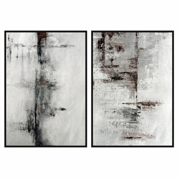 Картина DKD Home Decor Абстрактен (83 x 4,5 x 122,5 cm) (83 x 4,5 x 123 cm) (2 броя)