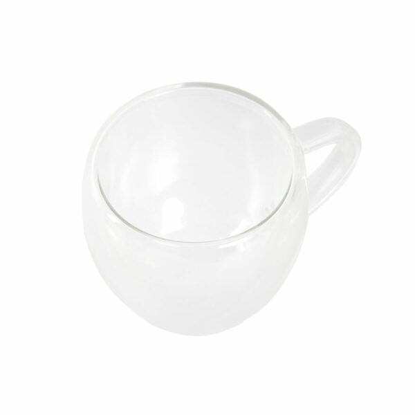 Комплект чаши за кафе части DKD Home Decor Кристал Прозрачен Боросиликатно Стъкло (80 ml)