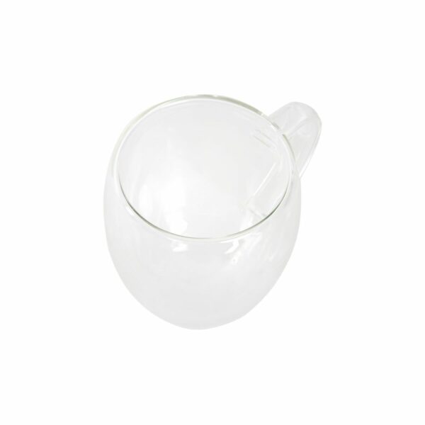 Комплект чаши за кафе части DKD Home Decor Кристал Прозрачен Боросиликатно Стъкло (350 ml)