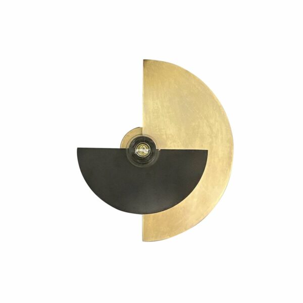 Стенна лампа DKD Home Decor Черен Златен Желязо (61 x 9 x 52 cm)