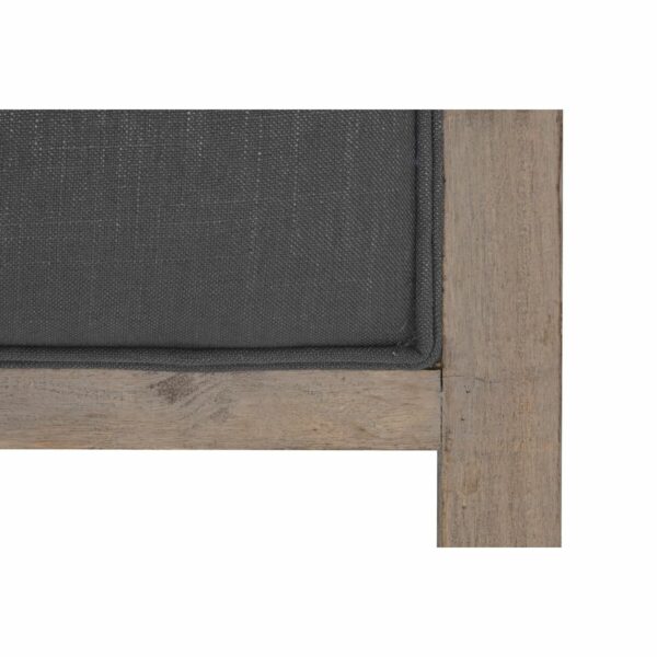 Табла за легло DKD Home Decor полиестер Тъмно сив Tamm (180 x 10 x 120 cm)