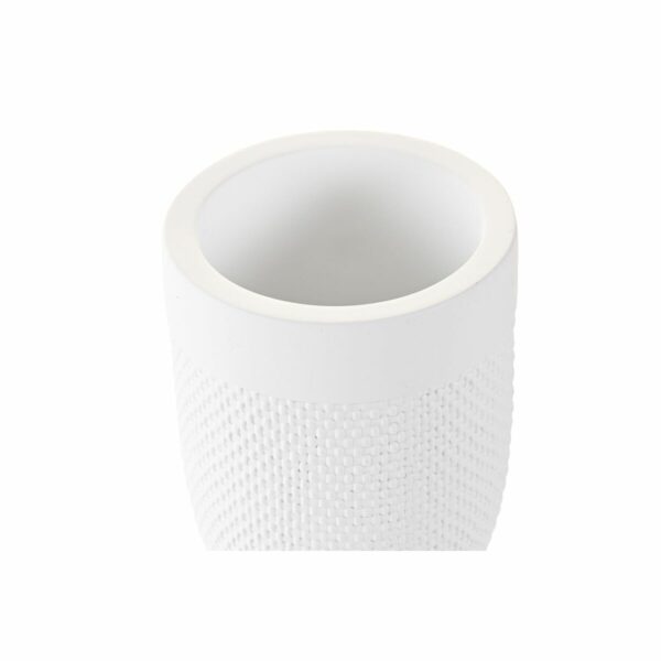 Чаша DKD Home Decor Цимент Бял (8 x 8 x 10,5 cm)