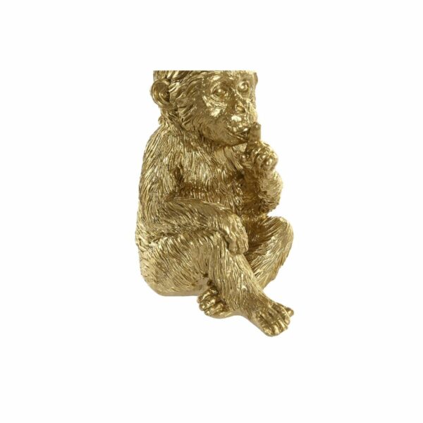 Декоративна фигурка DKD Home Decor Златен Смола Колониален Маймуна (6 x 6,5 x 8,5 cm) (3 броя)