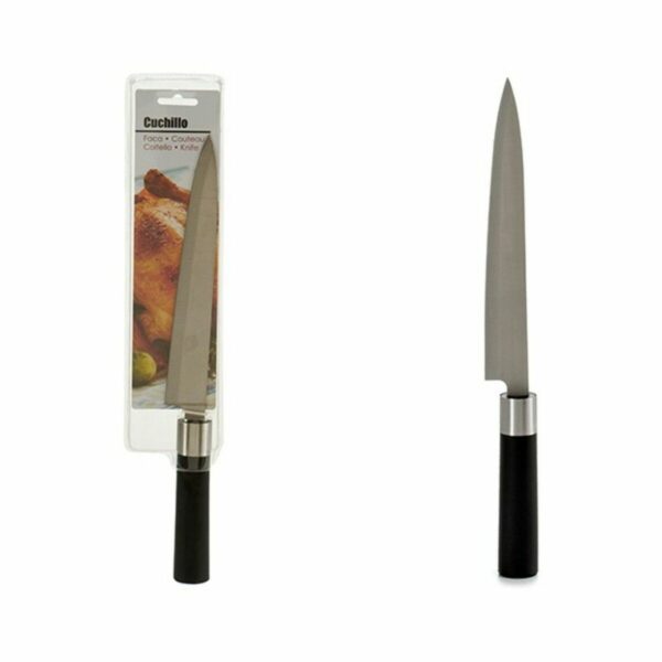 Нож Черен Неръждаема стомана (2 x 37,5 x 7,5 cm)