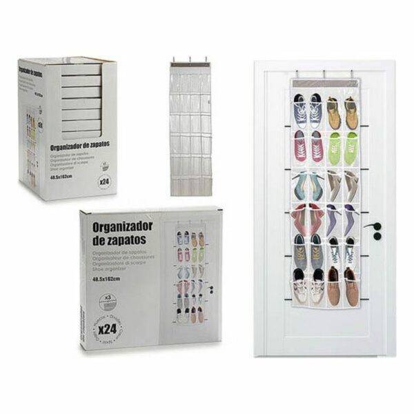 Шкаф за обувки 12 чифта полиетилен Пластмаса (2 x 160 x 48,5 cm)