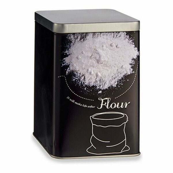 Метална Кутия Flour Метал (1000 ml) (10,2 x 15 x 10,2 cm)