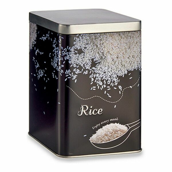 Метална Кутия Rice Метал (1000 ml) (10,2 x 15 x 10,2 cm)