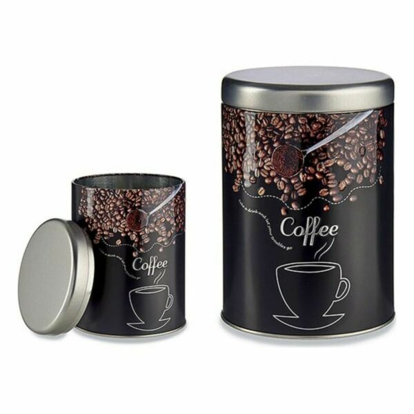 Метална Кутия Coffee Метал (1000 ml) (10,5 x 15 x 10,5 cm)